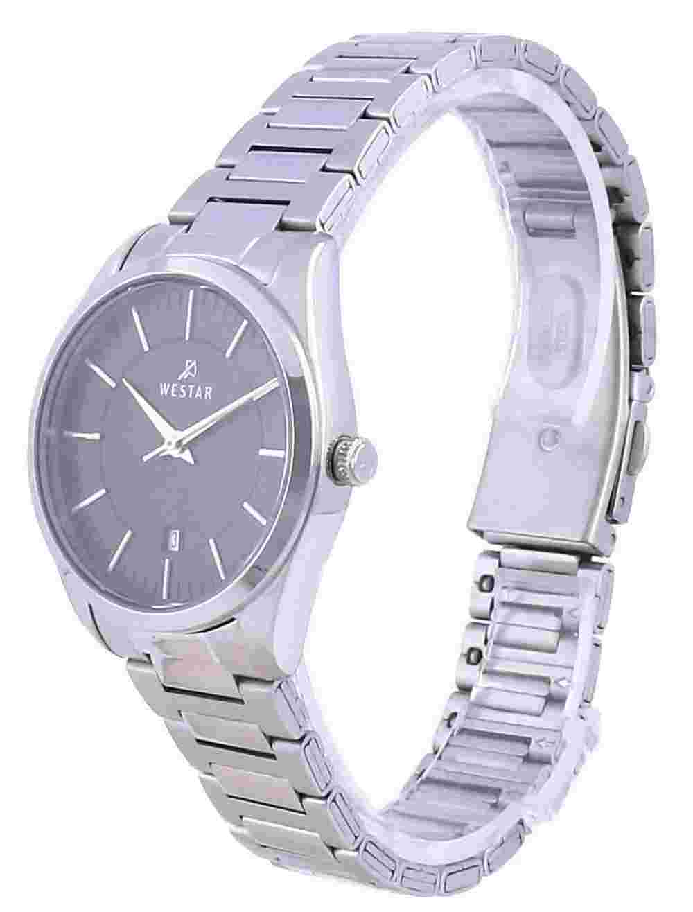 Westar Black Dial Stainless Steel Quartz 40213 STN 103 Women's Watch