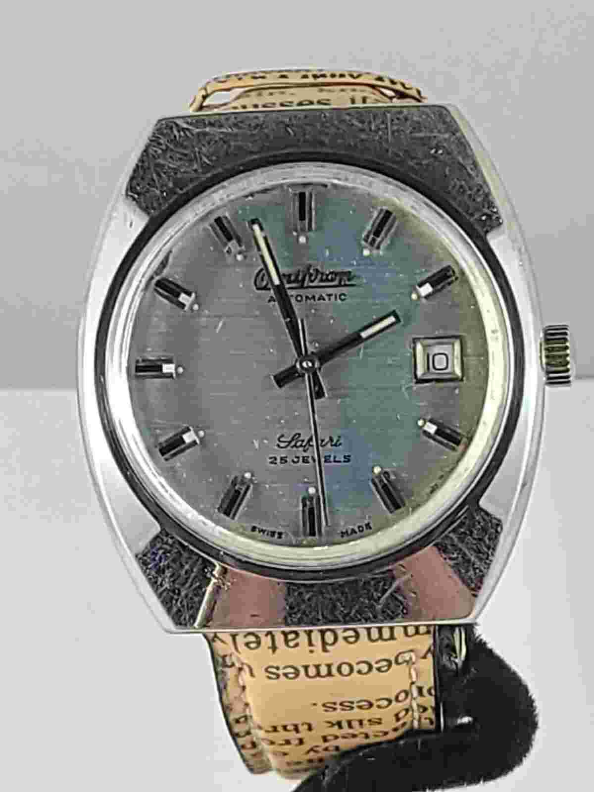 Vintage Omikron  Safari Men's Watch, rare collector watch , working