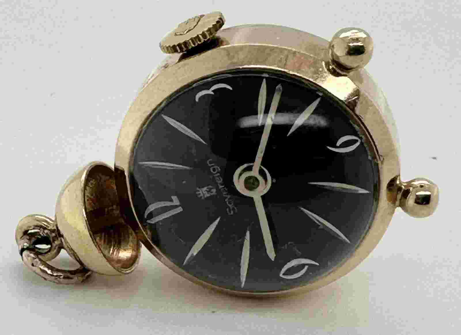 Vintage Sovereign Swiss Manual Wind Pendant Watch