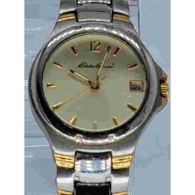 Eddie Bauer Date Indicator Silver Toned #576 Analog Watch
