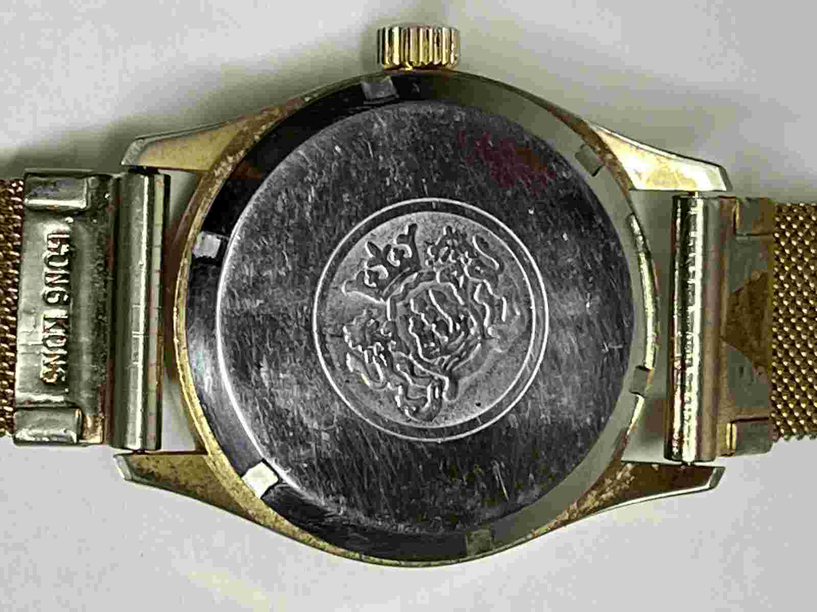 Windup Bicentennial Coin Gold 70s Watch Vintage Tested And Works