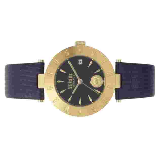 Versus By Versace Ladies Watch Wristwatch Logo VSP772218 Leather
