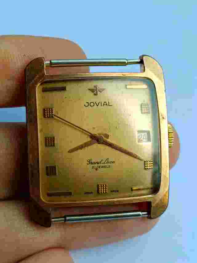 Rare JOVIAL Grand Luxe 21 Jewels Cal Eta 2752 Swiss