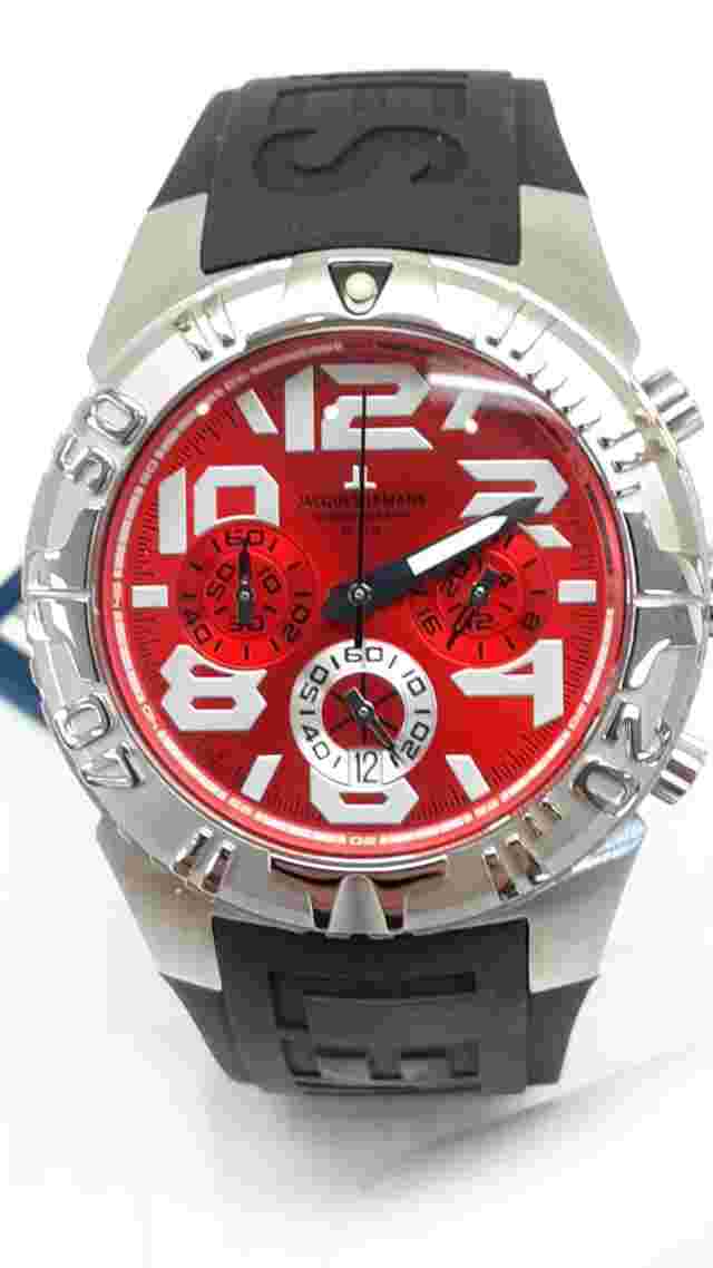 Jacques Lemans 1-1344 Chronograph Stainless Steel 10 ATM Water Resistant Watch