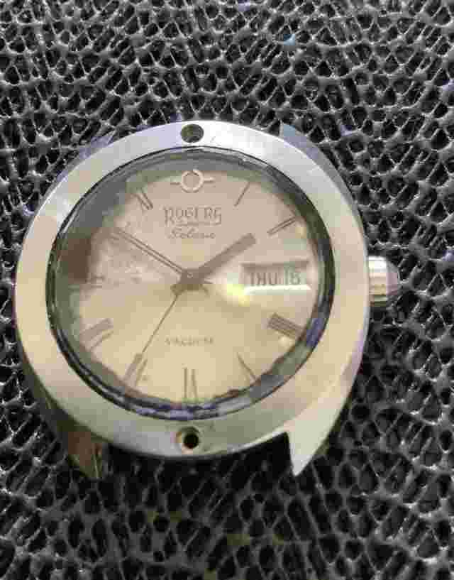 Vtg Rogers Supreme Polaris Vacuum Watch For Parts Or Repair