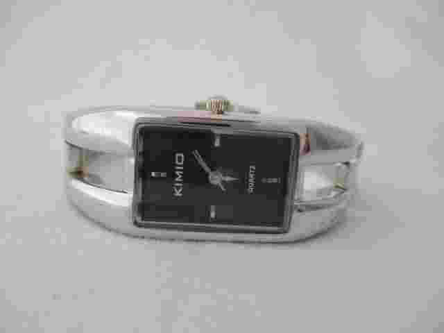 Kimio Women's Silver Toned Cuff Band Analog Watch *Working*