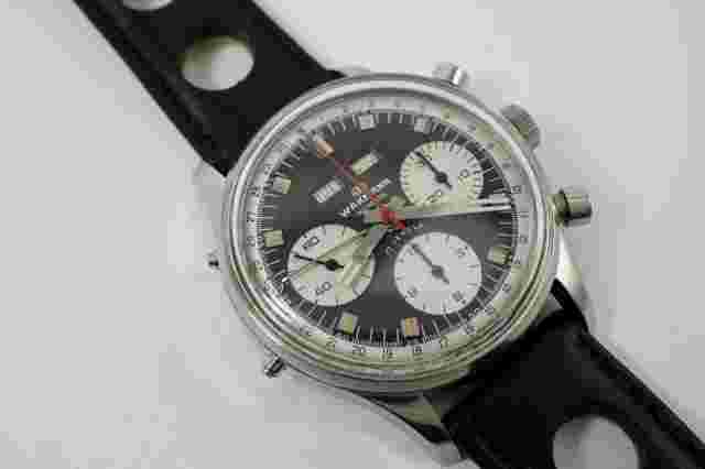 Wakmann Stainless Steel Gigandet Triple Calendar Chronograph Ref. 1309 c. 1960’s