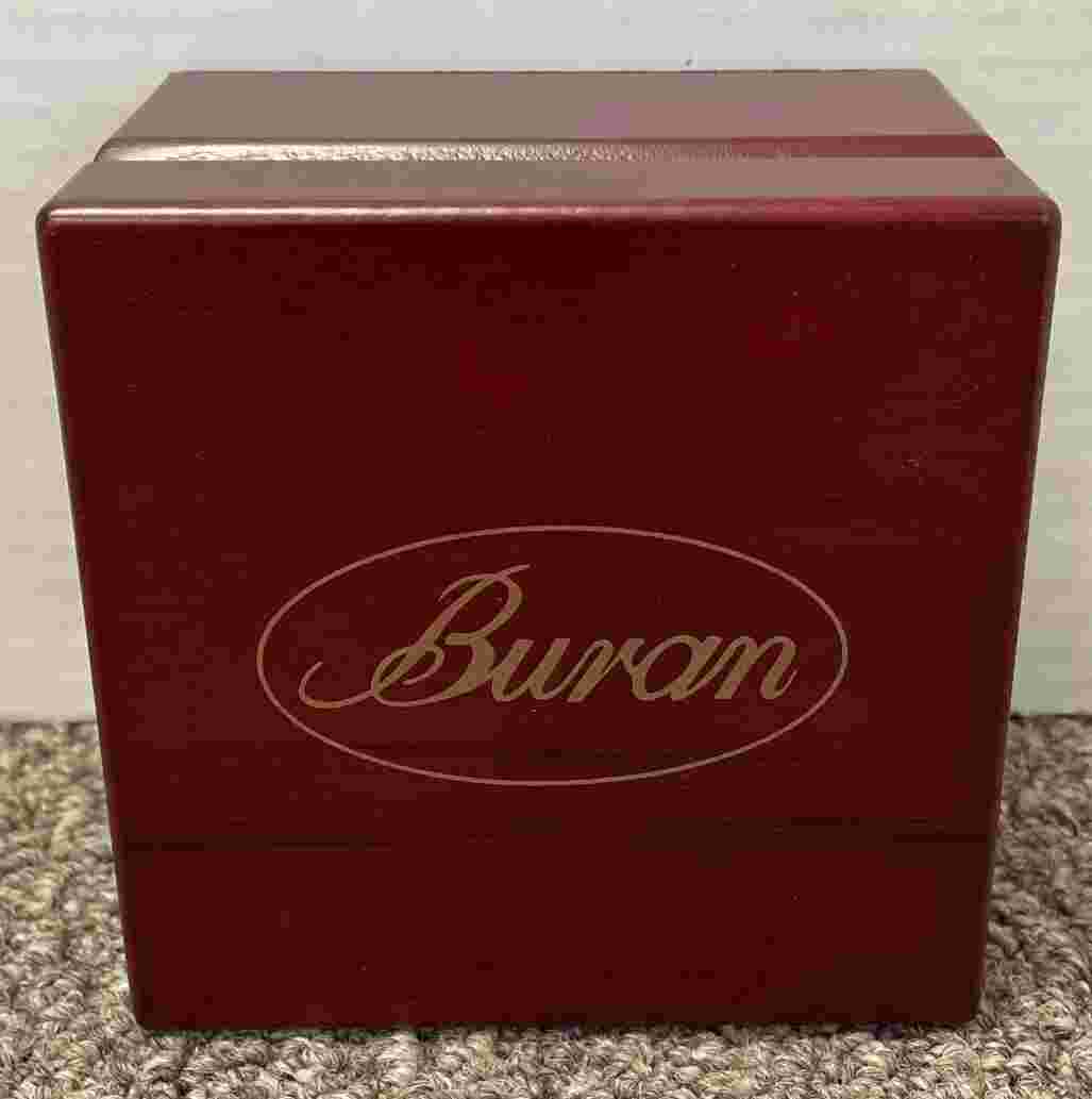 BURAN 2612/0229190 Mechanical Russian Watch 18 Jewels with Alarm 26mm x  32mm