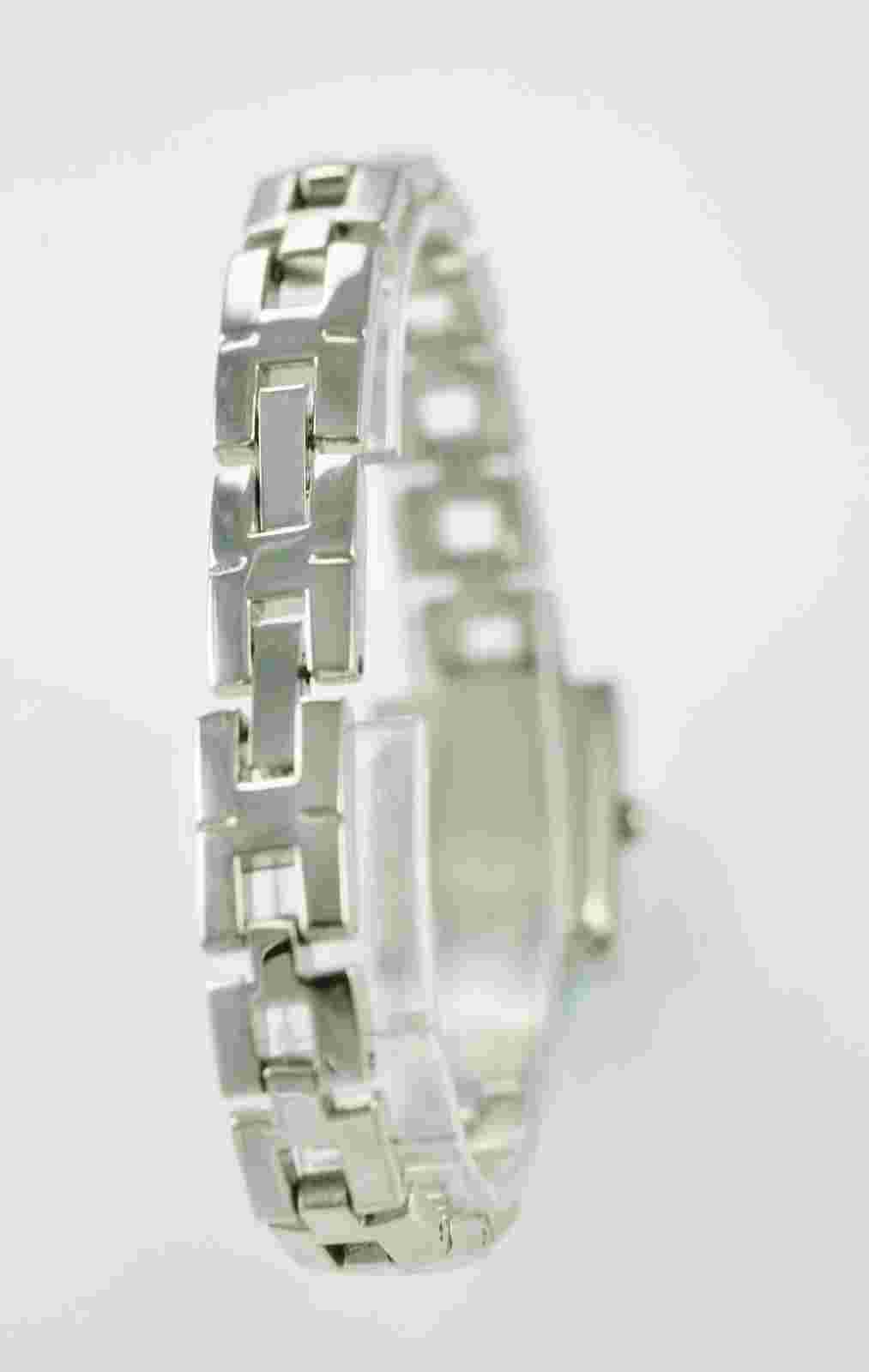 Aspen Womens Watch Blue Stainless Silver Steel Water Resistant Battery Quartz