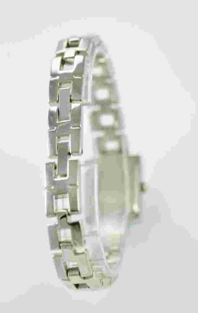 Aspen Womens Watch Blue Stainless Silver Steel Water Resistant Battery Quartz