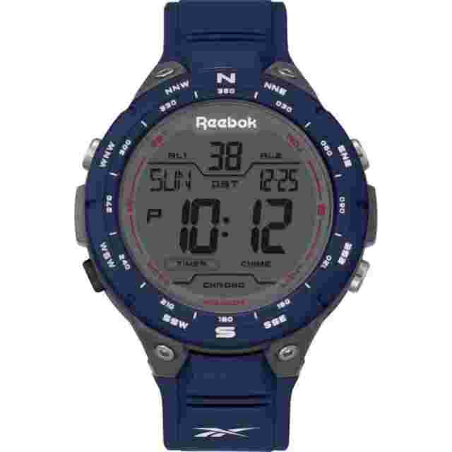 Reebok Digital Slam Blue Rubber Strap Men Watch RV-SLM-G9-PSPN-WN