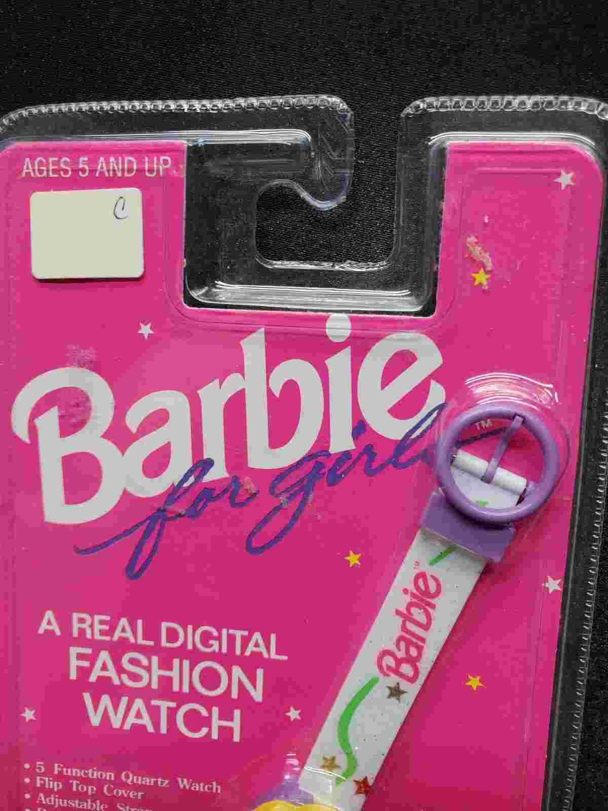 1992 Barbie For Girls Digital Fashion Watch