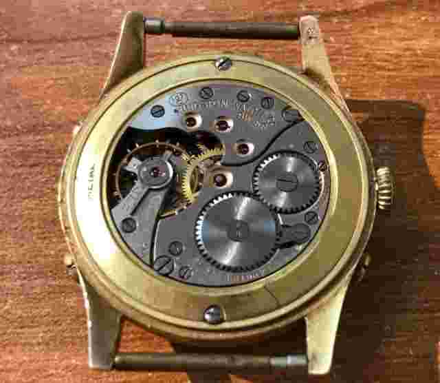 Kingston Datofix Triple Date Wrist Watch solid gold 18k