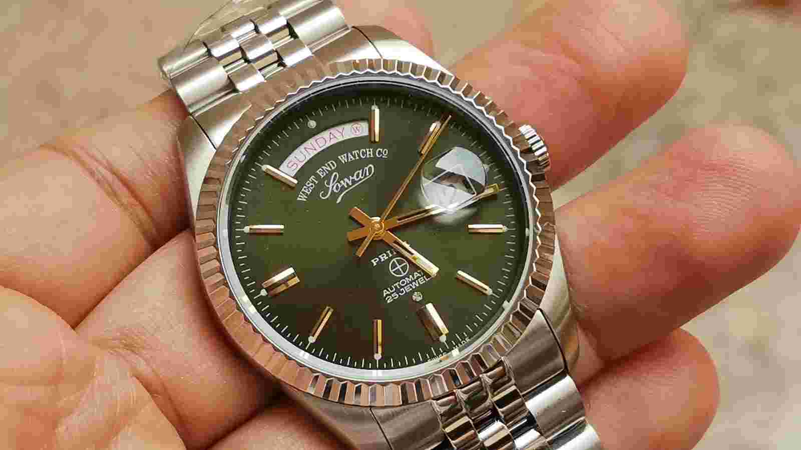 West End 5027.10.3330Y Green Dial Classic Limited Edition 37mm Automatic Watch
