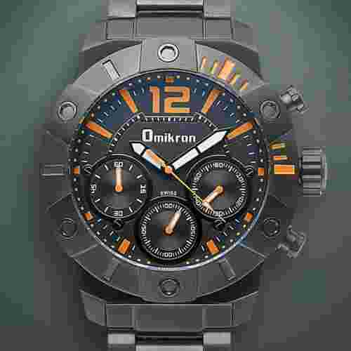 Omikron Scorpion Swiss Chronograph Watch~MSRP $1,469.00 - Available in 2 Colors.