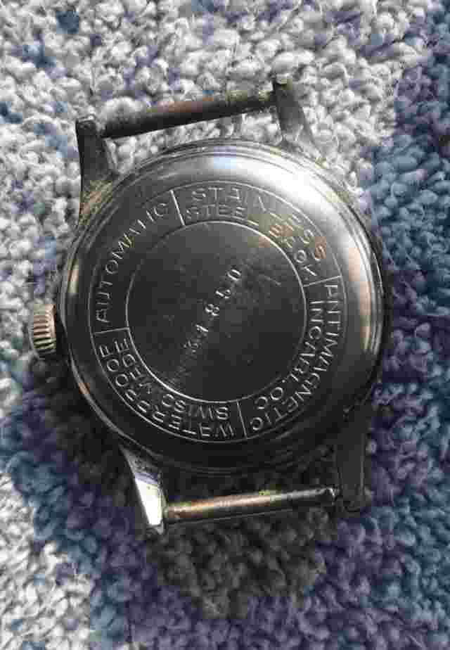 VINTAGE 1950'S WELSBRO AUTOMATIC WRISTWATCH SWISS MADE NOT RUNNING