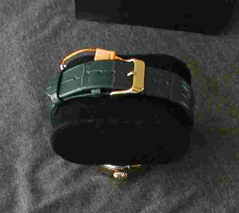 Puredial Spacecompass Blue Dial 45 mm Heart Automatic w Blue Leather MSRP $500