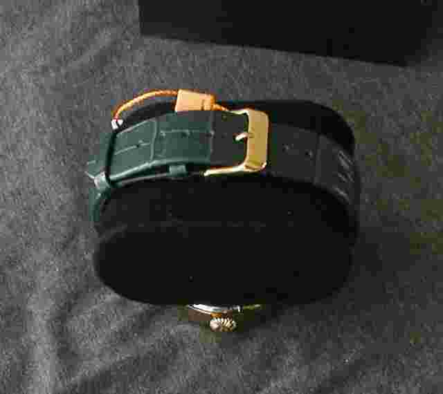 Puredial Spacecompass Blue Dial 45 mm Heart Automatic w Blue Leather MSRP $500