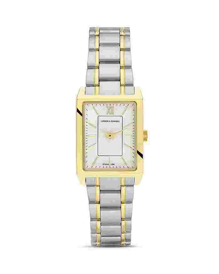 LARSSON AND JENNINGS WeWoreWhat Boyfriend Link Bracelet Watch, 27mm LXW22-3LSV-G