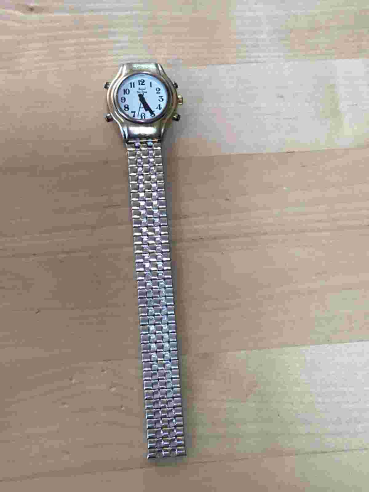 Vintage Royal Tel-Time Talking Watch For Vision Impaired Broken Band