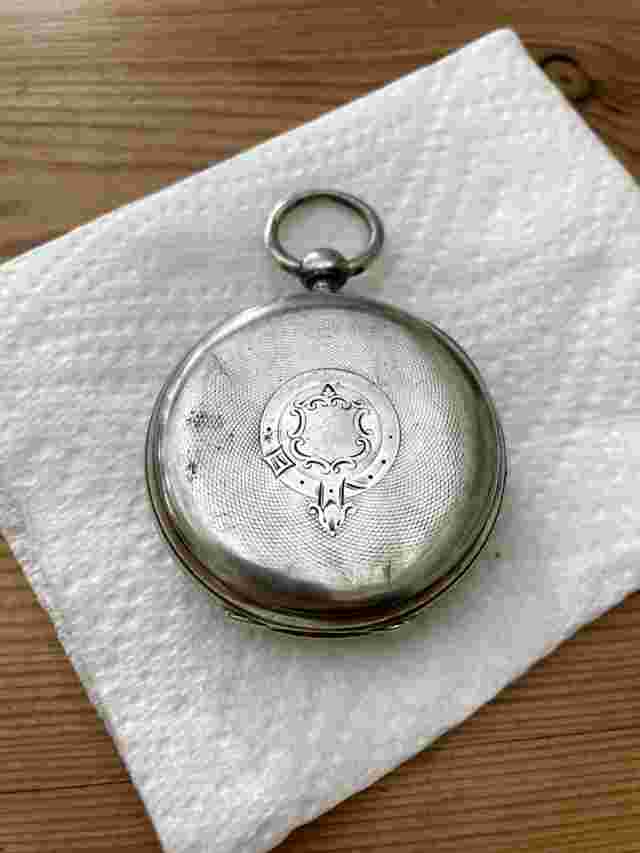 Antique 1880's Silver Pocket Watch "The Ludgate" by JW Benson