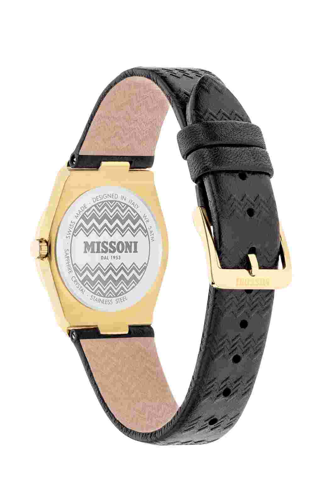 Missoni Black Womens Analogue Watch Milano MWDCA0223