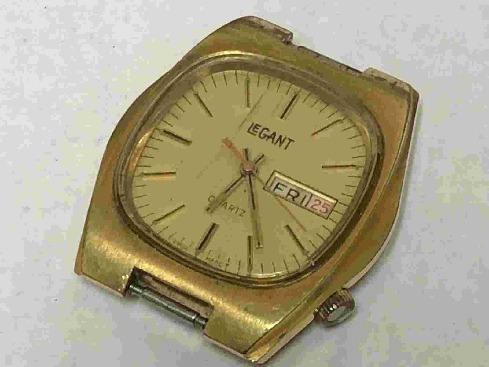 LeGant Electronics Quartz Swiss Made Watch 550-72 Parts/Repair