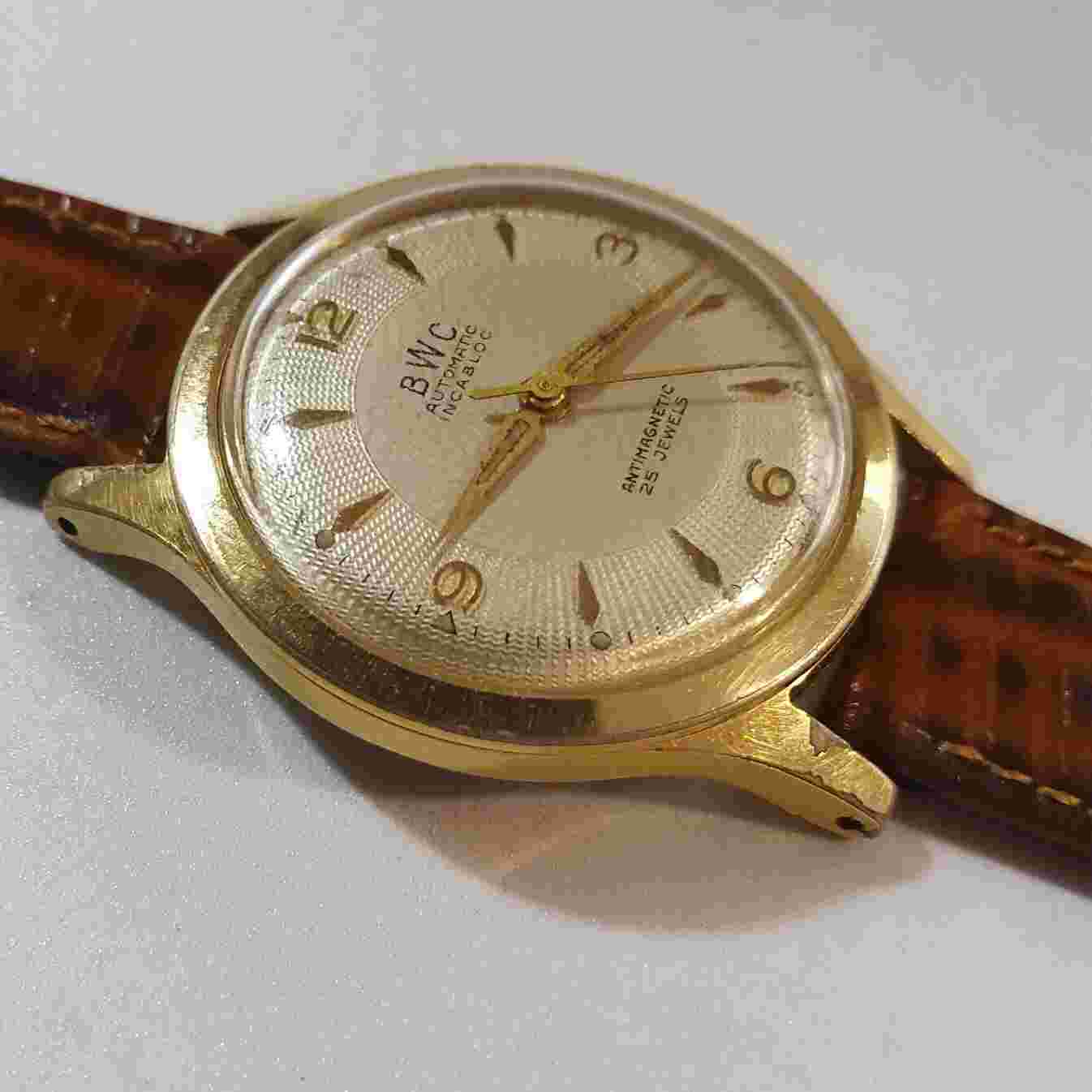 Vintage Watch Man Woman ' BWC 'Swiss ø34 Rare Felsa Automatic F-690 "...