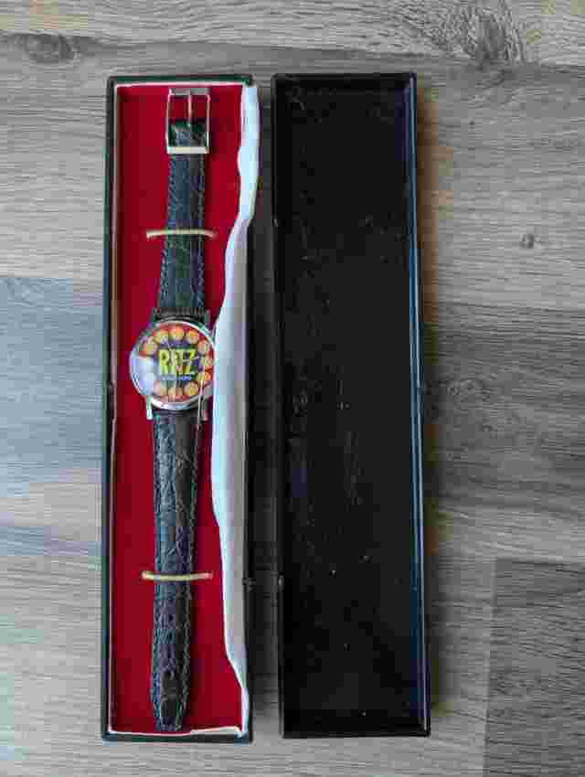 Vintage Ritz Cracker Wrist Watch New Manual Hand Wind Promotional
