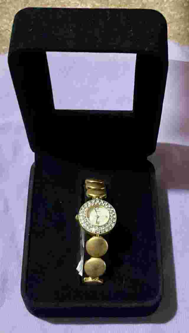 Elizabeth Taylor White Diamonds Watch New in Box - Untested