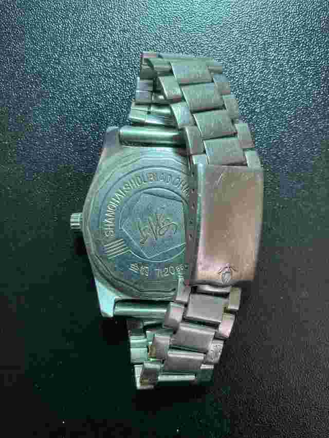 Vintage Shanghai 7120 552 19J Mechanical Manual Used Watch Still Working