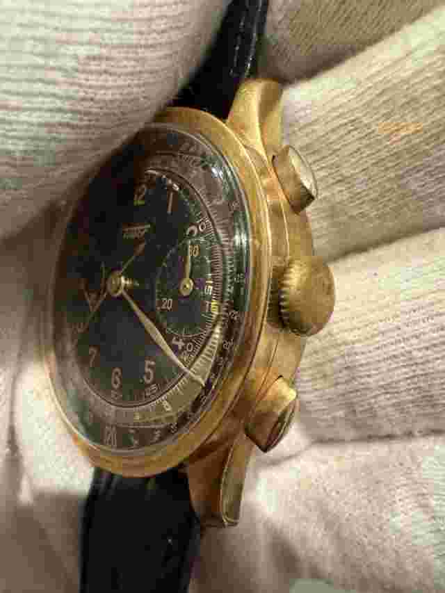 Rare 18k Tissot Chronograph