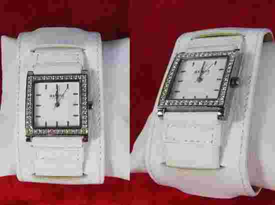New axcent of scandinavia Women ´S Wristswatch " Broad Band with Stones #025
