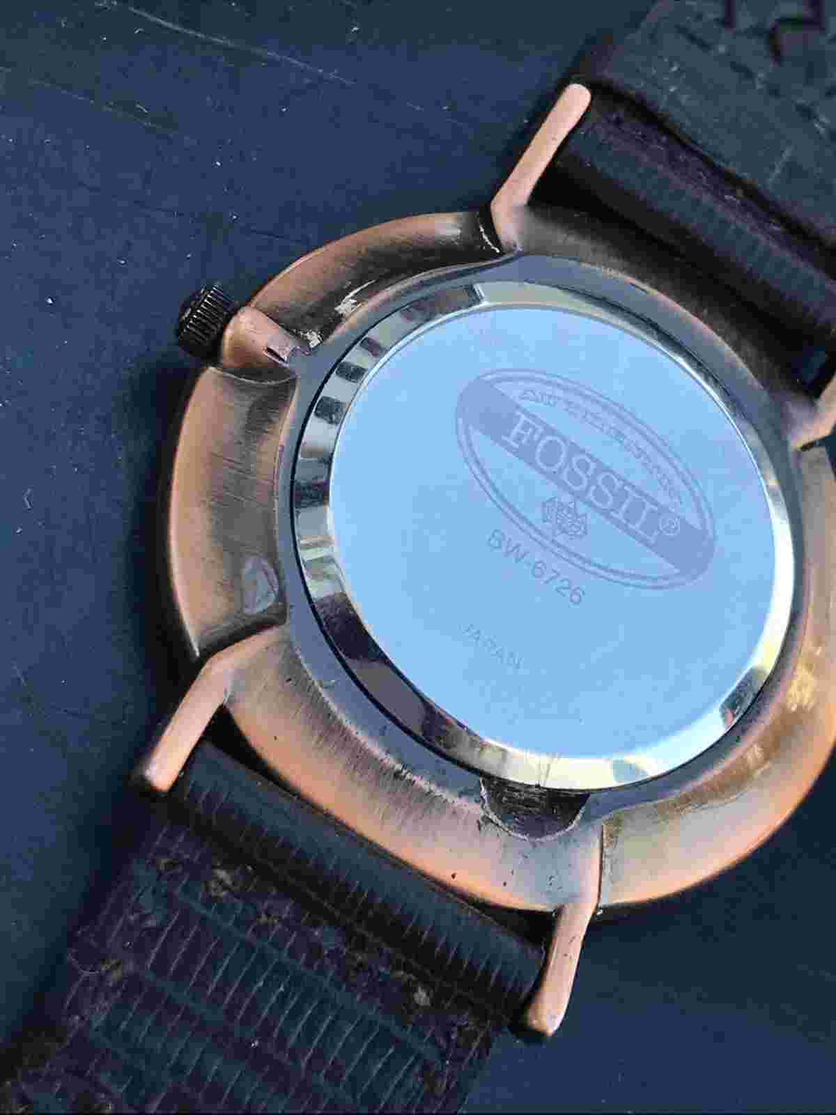 Fossil Moon  Face Watch