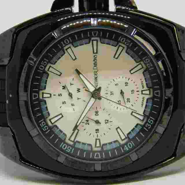 Alexander Dubois 10010 All Stainless Steel Quartz Analog Men's Watch New Battery