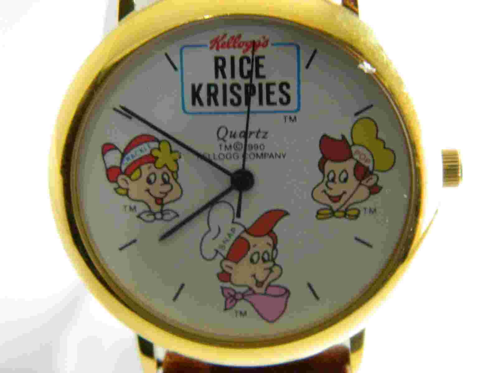 "Rice Krispies"  SNAP ,CRACKLE AND POP MENS/KIDS CHARACTER WATCH,BOX 135
