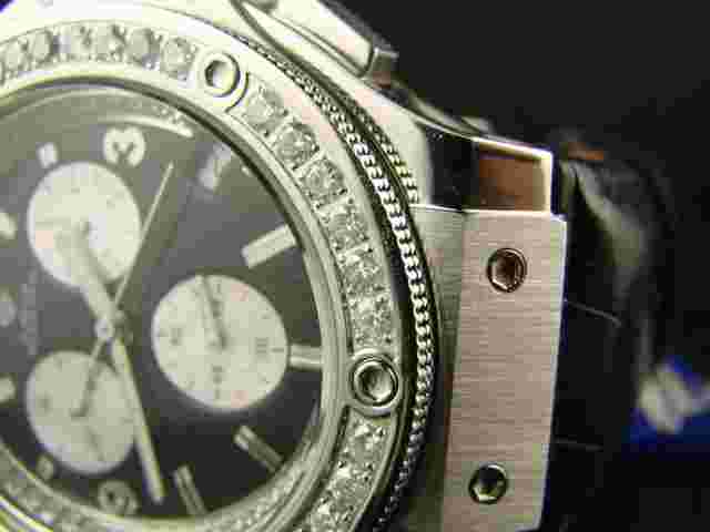 Mens Aqua Master Genuine 4CT Diamond Watch