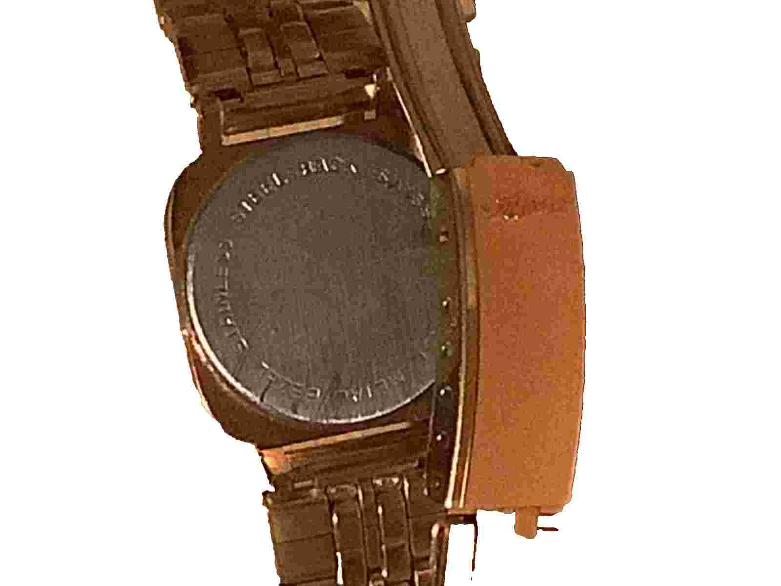 Vintage Marcel Red LED Wrist Watch   WORKS   No reserve