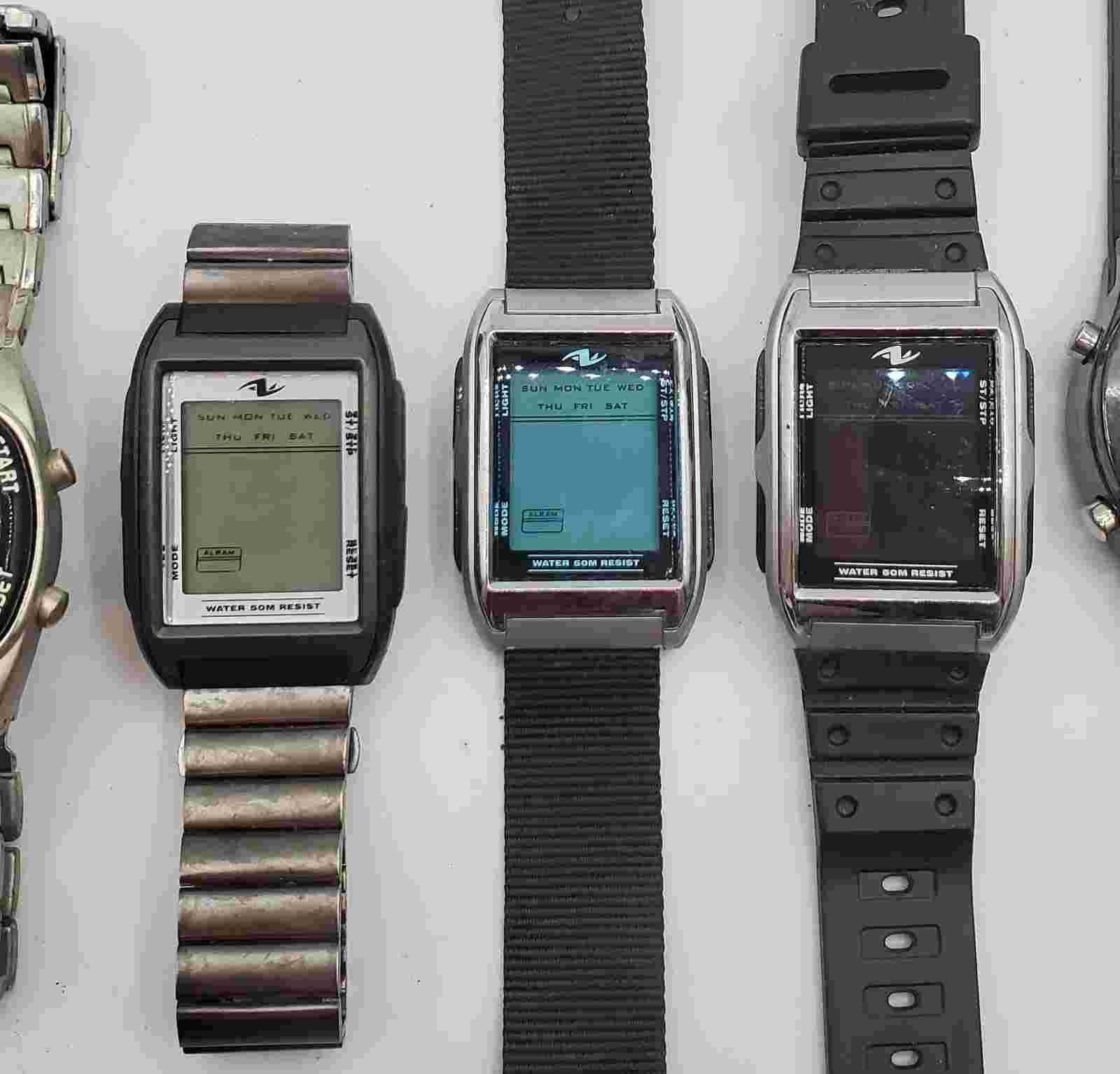 Lot Of 7 Athletic Works Mens Watches