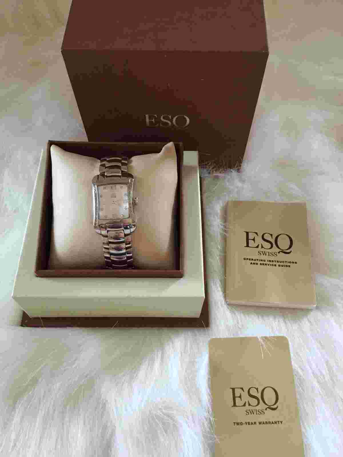 Ladies Diamond ESQ By Movado Watch Retail $699