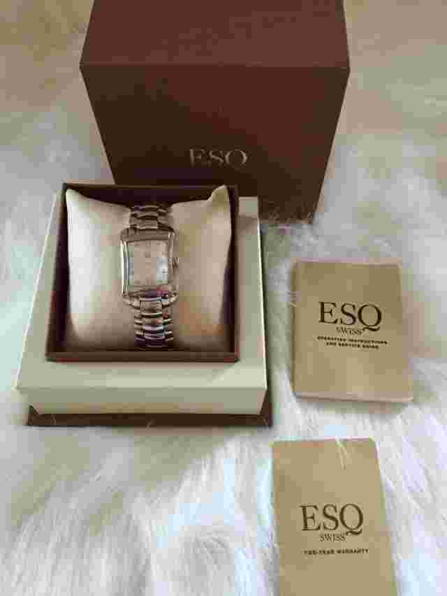 Ladies Diamond ESQ By Movado Watch Retail $699