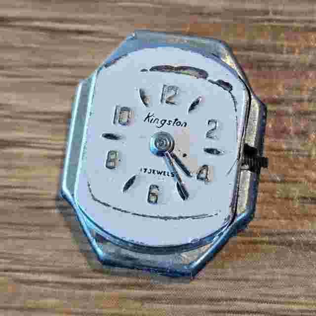 Vintage KINGSTON 1600 B-1000 17 Jewel Mechanical Watch Movement WP2