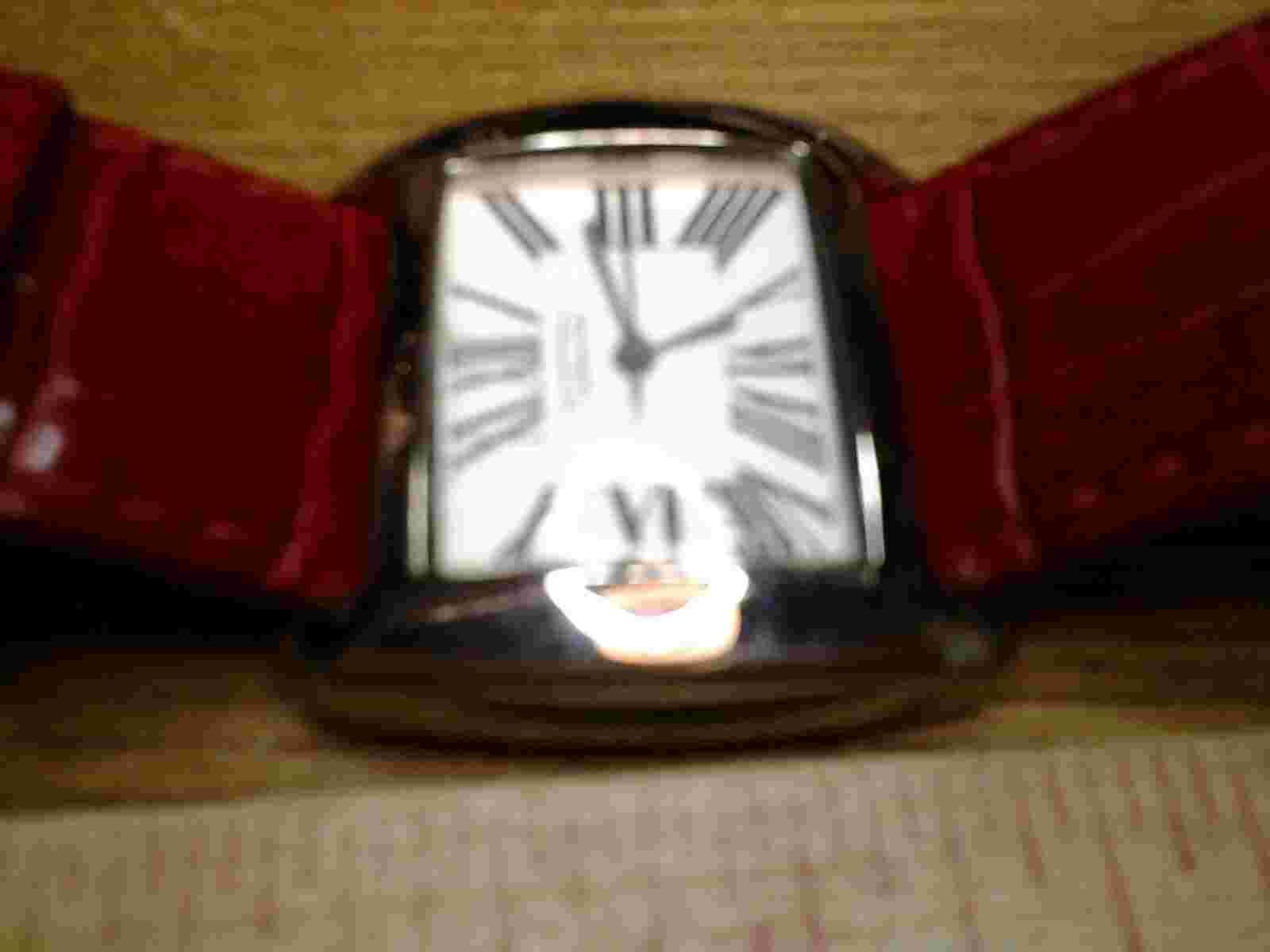 Talbots S/T Red Leather Watch  New Battery