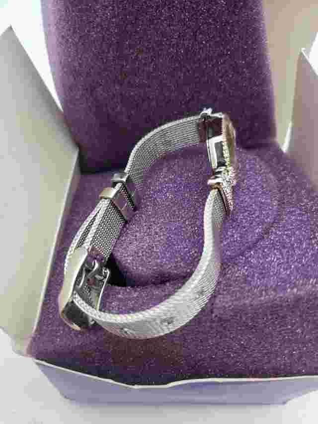 Elizabeth Taylor Midnight Romance Watch Rhinestone Mesh Band New NEEDS BATTERY