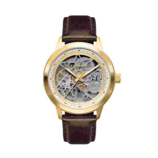 Thomas Earnshaw Mackenzie Skeleton Men's Automatic Skeleton Rustic Class Watch E