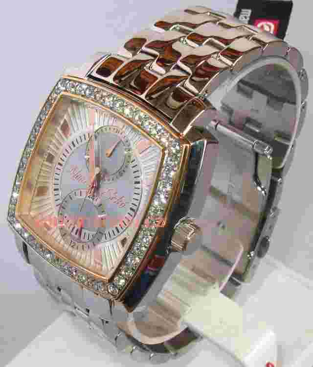 Marc Ecko Subdial Crystal and Silver Bracelet Mens Watch E15066G1