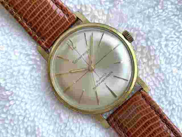 Vintage Sovereign 21 Jewels Gold Plated Luminescent Winding Watch