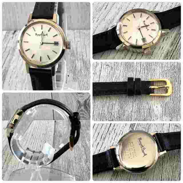 [Works OK] MARGARET HOWELL Wristwatch Howell round JAPAN USED