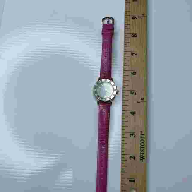 F Valletta Crystals Silver Patent Pink Lizard Leather FMDCT477A Japan Works