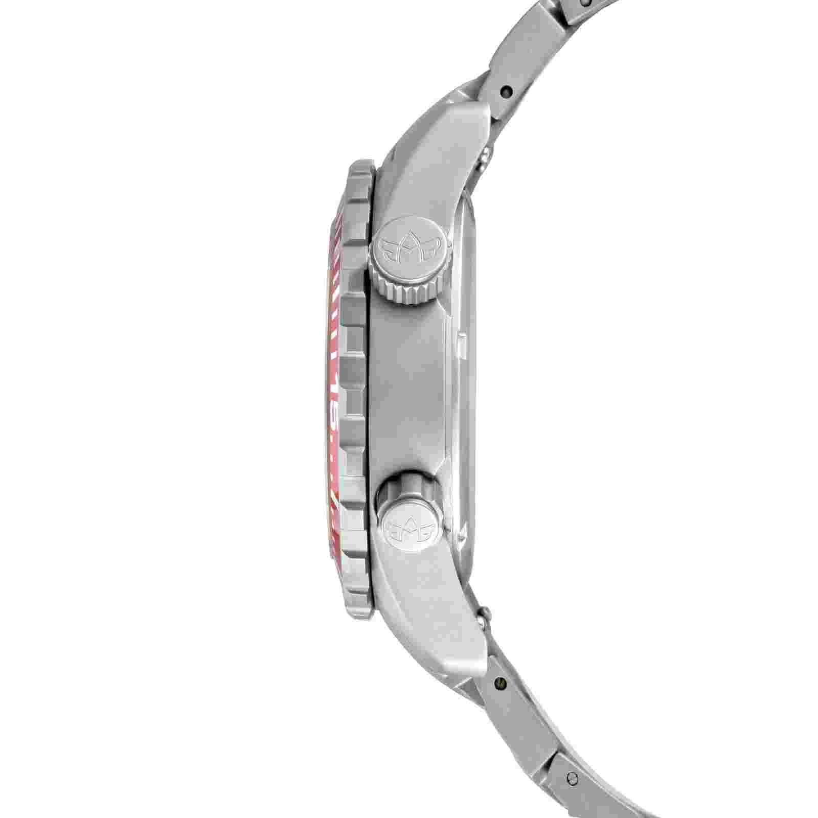 Abingdon Womens Marina Reef Red Automatic Diver's Titanium Watch MA-RRED